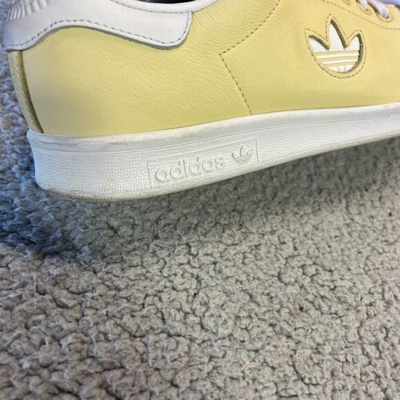 Adidas Stan Smith Originals Leather Sneakers Mens 9 Yellow Shoes BD7438 - Picture 10 of 16